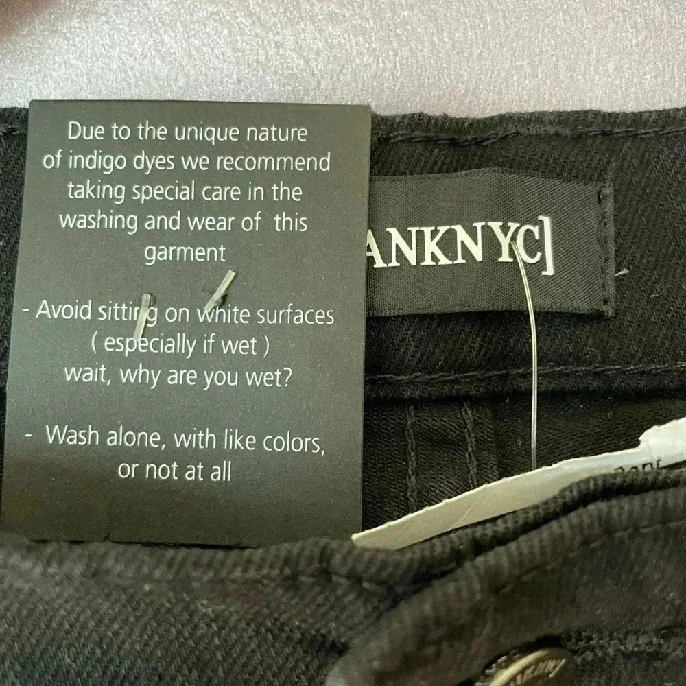 BLANKNYC Black Denim‎ Jeans Sz 31 Preppy Quiet Luxury Whimsigoth